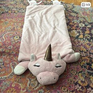 Adorable Pink Unicorn Sleeping Bag